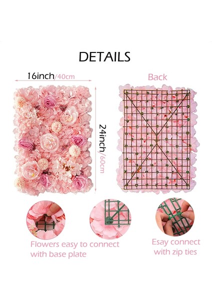 P Ipek Gül Çiçekler 3D Zemin Duvar Düğün Dekorasyon Yapay Çiçek Duvar Paneli Ev Dekor Arka Planında Bebek Duş (Yurt Dışından) indirimleri