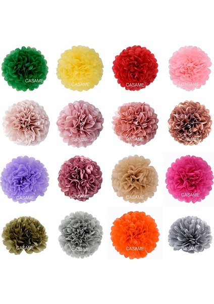 Kahverengi 4 Inç 10 cm 5 Adet 4 6 8 10 12 Inç Doku Kağıt Pom Pom Poms Düğün Parti Kağıt Ponpon Çiçek Düğün Dekorasyon Için Ponponlar Doğum Günü Bebek (Yurt Dışından)