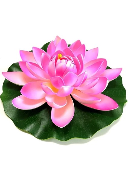 28 cm Pembe 10/17/28/40/60 cm Lotus Yapay Çiçek Yüzen Sahte Lotus Bitki Gölet Bahçe Dekor Için Gerçekçi Nilüfer Mikro Peyzaj (Yurt Dışından)