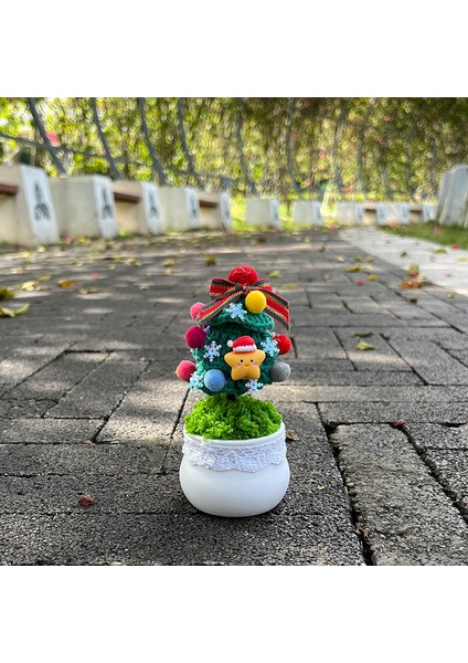 Noel Ağacı Tığ Işi Ayçiçeği Saksı Bitki, Sahte Çiçek Bonsai, Gül, Kaktüs, Antoryum, Calla, Yonca, Lale, Papatya, Ev Masası Dekoru Için Dokuma Hediye (Yurt Dışından) indirimleri