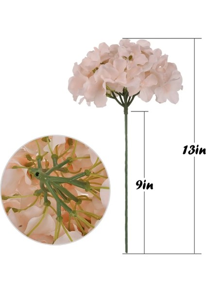 Siyah 5 Adet 5 Paket 54 Kafa Ipek Ortanca Kafaları Yapay Çiçekler Kafa Ev Düğün Gelin Duş Doğum Günü Partisi Dekorasyon Için Saplı (Yurt Dışından) fırsatları