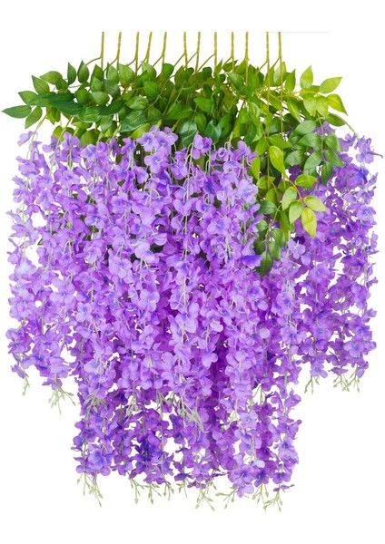 1 Adet Mor 1 Adet 110 cm Morsalkım Yapay Çiçek Ipek Asma Asılı Çelenk Asılı Düğün Parti Için Bahçe Açık Ofis Duvar Dekorasyonu (Yurt Dışından) fiyatları