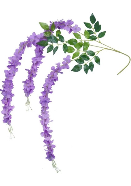 1 Adet Mor 1 Adet 110 cm Morsalkım Yapay Çiçek Ipek Asma Asılı Çelenk Asılı Düğün Parti Için Bahçe Açık Ofis Duvar Dekorasyonu (Yurt Dışından) fırsatları