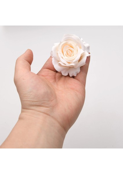 Şampanya Şeftali 30 Adet 30 Adet 5 cm Kavisli Kenar Gül Yapay Ipek Çiçek Başları Düğün Dekorasyon Dıy Doğum Günü Çelenk Scrapbooking Craft Sahte Çiçekler (Yurt Dışından) fırsatları