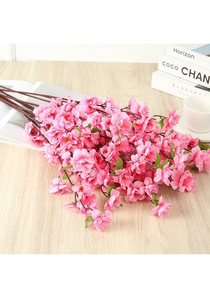 Stil 5 Yapay Çiçek Ipek Şeftali Çiçeği Şube Kiraz Odası Ev Noel Dekorasyon Erik Çiçeği Düğün Düzenleme Aksesuarları (Yurt Dışından) fiyatları