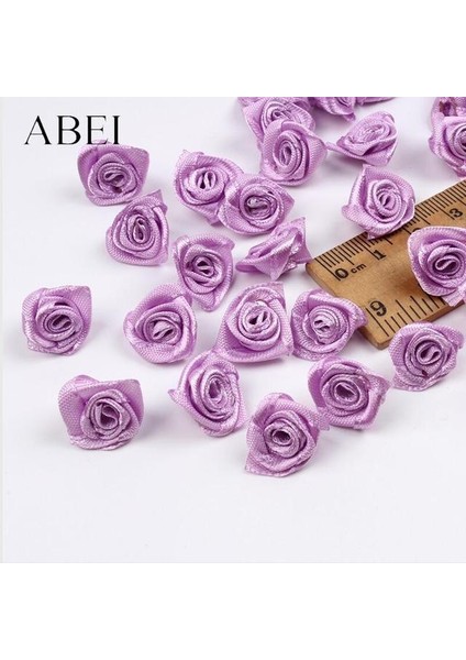 Açık Mor 300 Adet 15MM Mix Renk Küçük Gül Çiçek Mini El Yapımı Saten Kurdele Gül Kafası Düğün Scrapbooking Dekorasyon Elbise Aksesuarları (Yurt Dışından) fiyatları