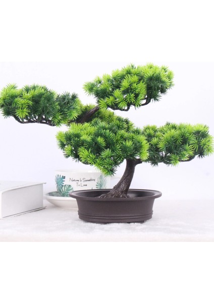 E Simülasyon Bonsai Süsler Sahte Ağaç Saksı Büyük Karşılama Çam Plastik Sahte Saksı Bitkileri Simülasyon Çam Iç Dekorasyon (Yurt Dışından) fırsatları