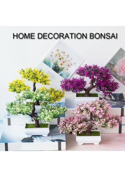 Style4-J Yeni Yapay Bitkiler Çam Bonsai Küçük Ağaç Saksı Bitkileri Ev Dekorasyon Otel Bahçe Dekor Için Sahte Çiçekler Saksı Süsler (Yurt Dışından) modelleri
