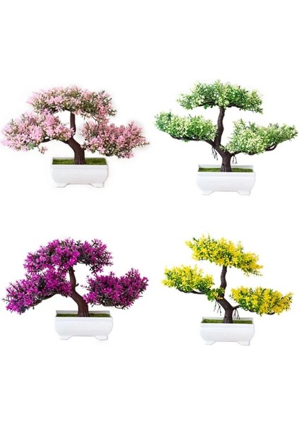 Style4-J Yeni Yapay Bitkiler Çam Bonsai Küçük Ağaç Saksı Bitkileri Ev Dekorasyon Otel Bahçe Dekor Için Sahte Çiçekler Saksı Süsler (Yurt Dışından) fırsatları
