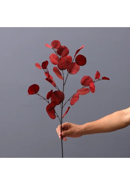 Sonbahar Açık Mor-Sonbahar Yapay Okaliptüs Yaprakları Ev Dekorasyon Yeşil Bitkiler Elma Yaprakları Düğün Dekorasyon Yanlış Yapraklar (Yurt Dışından) modelleri