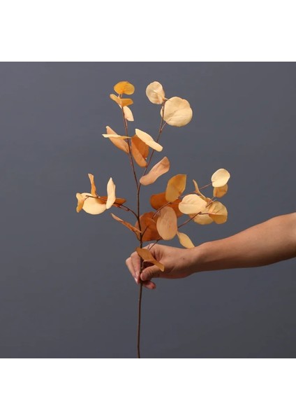 Sonbahar Açık Mor-Sonbahar Yapay Okaliptüs Yaprakları Ev Dekorasyon Yeşil Bitkiler Elma Yaprakları Düğün Dekorasyon Yanlış Yapraklar (Yurt Dışından) fırsatları