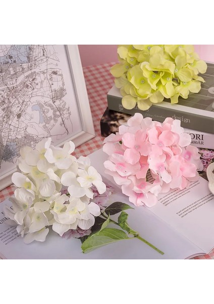 15 cm Derin Pembe 13-15 cm Yapay Ortanca Çiçek Kafa Düğün Doğum Günü Partisi Dekorasyon Için Dıy Çelenk Çiçek Duvar Fotoğraf Arka Plan (Yurt Dışından) fiyatları