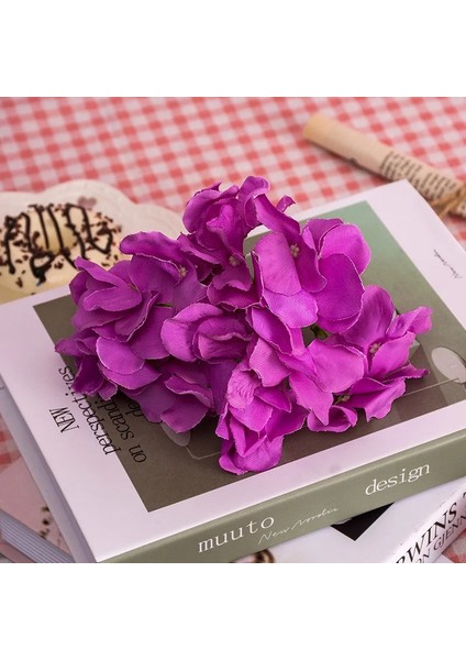 15 cm Derin Pembe 13-15 cm Yapay Ortanca Çiçek Kafa Düğün Doğum Günü Partisi Dekorasyon Için Dıy Çelenk Çiçek Duvar Fotoğraf Arka Plan (Yurt Dışından) indirimleri