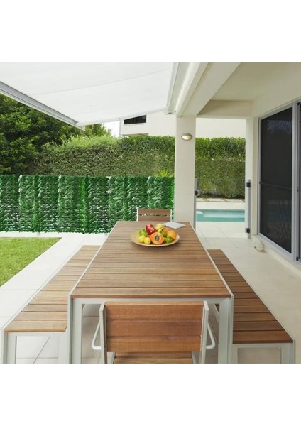 E 50X50 cm Yeni Yapay Yaprak Çit Panelleri Sahte Çit Gizlilik Çit Ekran Yeşillik Açık Bahçe Yard Teras Patio Noel Dekor Için (Yurt Dışından) fırsatları