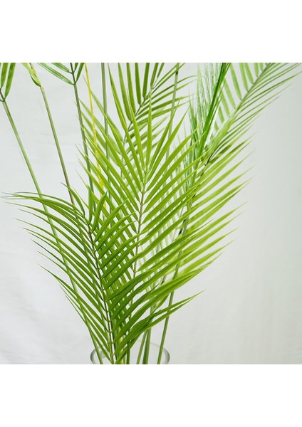 I Yeşil Yapay Palmiye Yaprağı Plastik Bitkiler Tropikal Ağaç Dalı Sahte Bitkiler Orman Ev Bahçe Dekor Düğün Dekorasyon Aksesuarı (Yurt Dışından)
