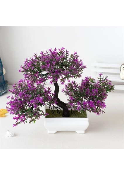 T6 Yapay Bitkiler Bonsai Küçük Ağaç Saksı Sahte Bitki Saksı Çiçek Ev Odası Masa Dekorasyon Otel Bahçe Düzenlemesi Süsler (Yurt Dışından) fiyatları