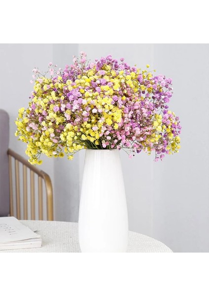 Yeşil 150G Hiçbir Vazo Kurutulmuş Bebek Nefes Çiçek Buketleri Renkli Beyaz Gypsophile Doğal Kuru Çiçek Gypsophila Düğün Dekorasyon Iskandinav Ev Dekor (Yurt Dışından) indirimleri