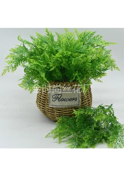 1 Adet Eğreltiotu 35 cm Adet Yapay Boston Fern Bitkiler Plastik Yapay Çalılar Yeşillik Ev Açık Bahçe Ofis Dekor Için Taklit Bitkiler (Yurt Dışından)