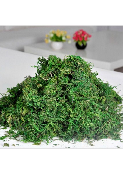 Koyu Sarı 100G Yapay Çim Yosun Peyzaj Aksesuarları Sahte Yeşil Bitkiler Yapay Bitki Liken Yapay Yosun (Yurt Dışından) modelleri