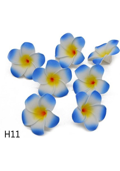 F-2-H11 7 cm 30 Adet 5/6/7/8/9 cm Pe Köpük Plumeria Çiçekler Dıy Yapay Çelenk Headdress Frangipani Yumurta Çiçek Kafaları Hawaii Düğün Dekor (Yurt Dışından)