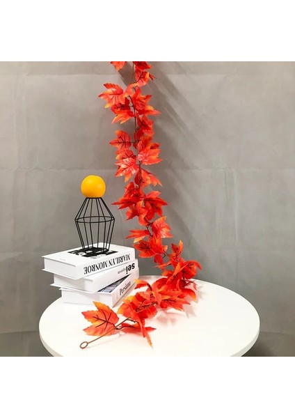 Stil 6 175 cm Yapay Asılı Bitkiler Asma Sahte Akçaağaç Yaprakları Duvar Asılı Rattan Sahte Ağaç Yeşillik Sarmaşık Bahçe Düğün Ev Dekor Için (Yurt Dışından)