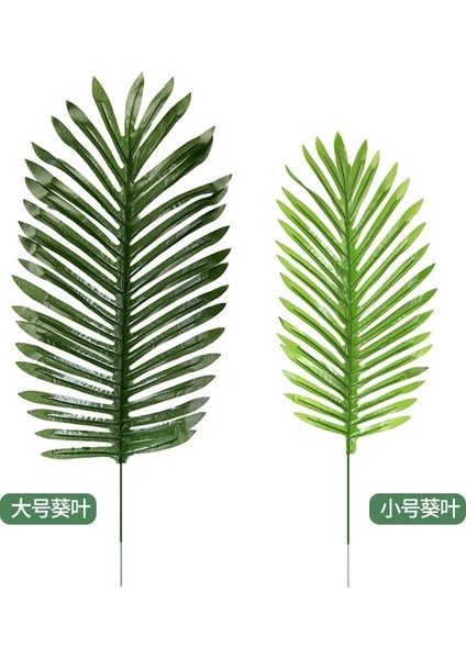 Açık Yeşil Yapraklar 1 Adet Yapay Monstera Bitkiler Plastik Tropikal Palmiye Ağacı Yaprakları Ev Bahçe Dekorasyon Aksesuarları Dekoratif Yapraklar (Yurt Dışından)