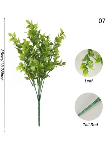 07 1pc Simülasyon Yaprakları Phalaenopsis Yaprağı Yapay Bitkiler Plastik Çim Çiçekleri Orkide Yaprakları Düğün Festivali Bahar Ev Dekor (Yurt Dışından)