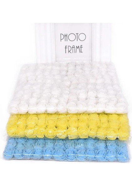 PE08 144 Adet 2 cm Mini Pe Gül Kafa Yapay Ipek Çiçekler Düğün Gelin Buketi Dekor Dıy Doğum Günü Hediyesi Çelenk Köpük Sahte Iplik Çiçek (Yurt Dışından) fırsatları