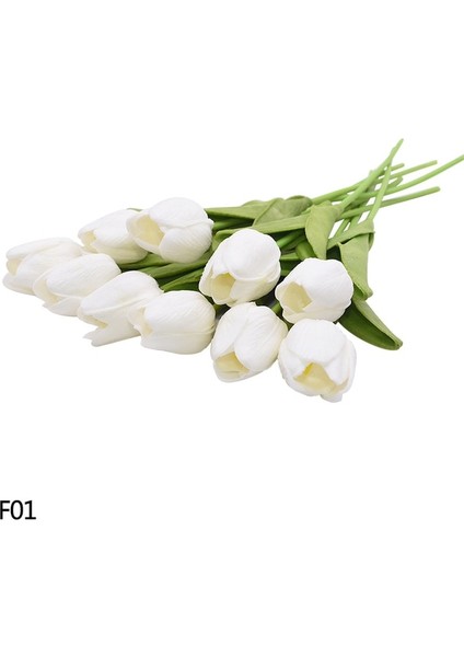 F01 10 Adet 5/10 Adet Lale Yapay Çiçek Gerçek Dokunmatik Yapay Buket Sahte Çiçek Düğün Parti Dekor Malzemeleri Için Ev Bahçe Süsleri (Yurt Dışından) fiyatları