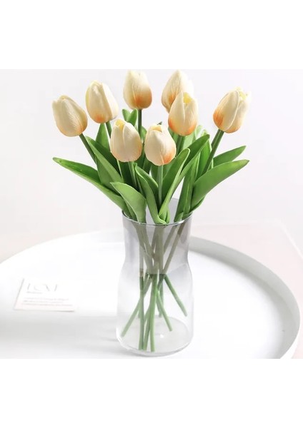 K06 5 Adet 5/10 Adet Yapay Çiçekler Lale Buketi Pe Sahte Çiçekler Düğün Bahçe Dekorasyon Açık Ev Bahçe Buket Vazo Dekor Bitkiler (Yurt Dışından)