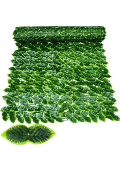Renkli Yeşil Dereotu 50X300CM 50×500CM Yaprak Çit Sarmaşık Gizlilik Ekranı Balkon Gizlilik Bahçe Yaprakları Çit Yapay Çit Elma Yaprağı Dış Mekan Çit Dekorasyonu (Yurt Dışından)