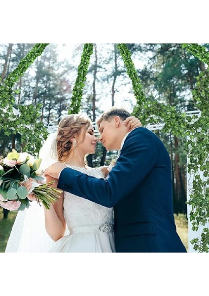 Yeşil Adaçayı Yaprağı 2.3 M Yapay Sarmaşık Yaprağı Çelenk Bitkiler Sahte Yeşillik Çiçekler Sarmaşık Yeşil Duvar Tırmanma Sarmaşıklar Yeşil Yaprak Sarmaşık Çelenk Ev Dekor (Yurt Dışından)