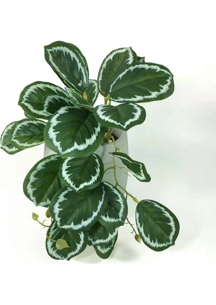 F 26 cm Yapay Gerçekçi Bitkiler Duvar Yaprağı Plastik Mini Banyan Yeşil Sahte Palmiye Ağacı Dalları Dıy El Sanatları Ev Bahçe Otel Dekor (Yurt Dışından) fiyatları