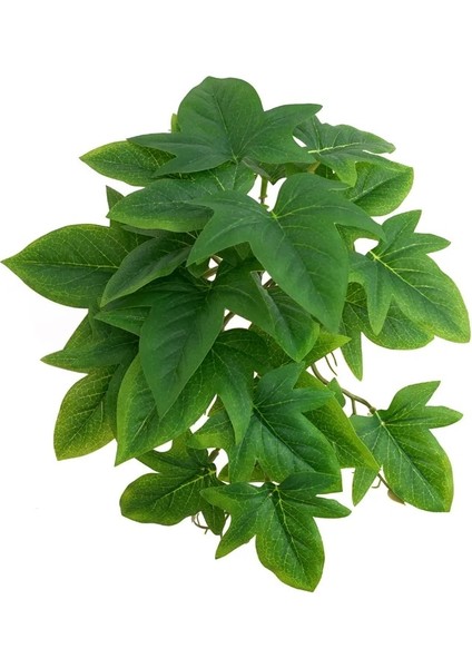 F 26 cm Yapay Gerçekçi Bitkiler Duvar Yaprağı Plastik Mini Banyan Yeşil Sahte Palmiye Ağacı Dalları Dıy El Sanatları Ev Bahçe Otel Dekor (Yurt Dışından) indirimleri