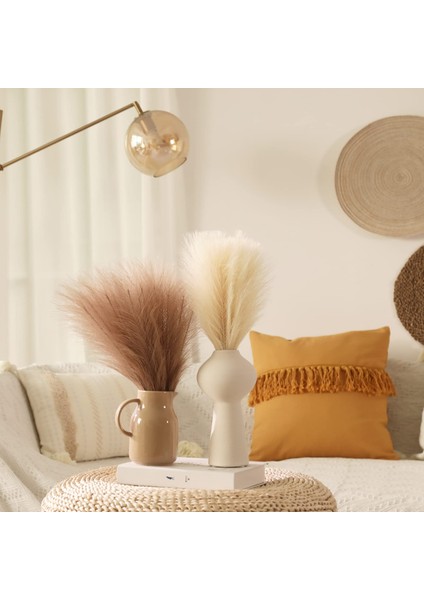 Sarı 42 cm 20 Adet 10/20 Adet Yapay Pampas Çim, Kabarık Sahte Pampas Çim Dekor Vazo Için Sahte Çiçekler Boho Parti Dekor, Iç Dekorasyon (Yurt Dışından) fırsatları