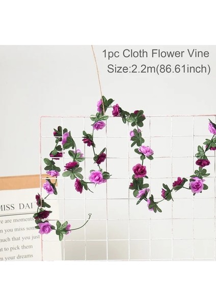 Stil 9 Okaliptüs Yaprakları Çelenk Wisteria Yapay Bitkiler Rattan Sahte Çiçekler Sarmaşıklar Düğün Dekorasyon Doğum Günü Partisi Ev Dekor Için (Yurt Dışından)