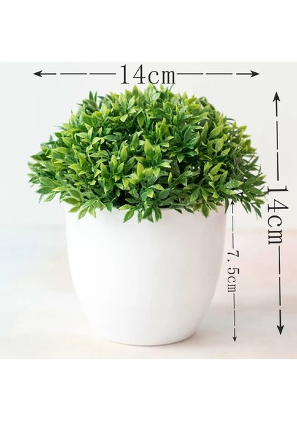 Fengweicao Yeşil Yeşil Ev Dekor Bonsai Simülasyon Dekoratif Çiçekler Çelenkler Yapay Çiçekler Sahte Yeşil Saksı Bitkileri Süsler Karşılama Çam (Yurt Dışından)