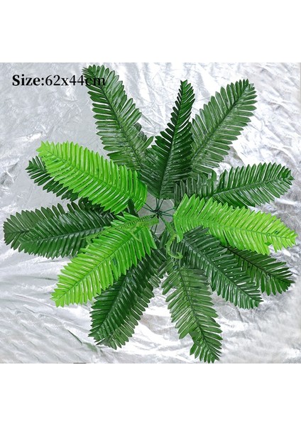 Fern Leave-02 Yapay Eğreltiotu Bitkileri Duvar Dekorasyonu Yaprak Aksesuarları Kaplumbağa Arka Yaprak Farsça Yeşil Bitki Duvar Aksesuarları Ev Dekorasyon (Yurt Dışından)