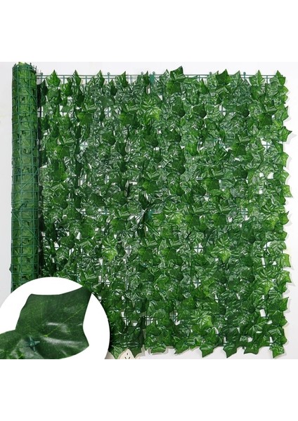Leaf1 0.5m x 2m Yapay Bitkiler Sarmaşık Gizlilik Çit Ekranı 118X19.7IN Çit Çit Yeşil Yaprak Ekran Duvar Dekoratif Zemin Bahçe Dekor Için (Yurt Dışından)