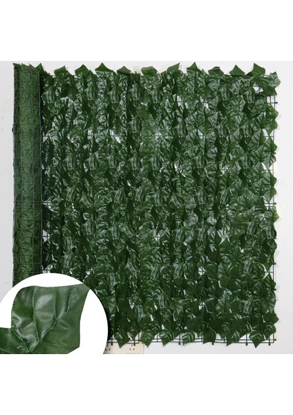 Leaf2 0.5m x 2m Yapay Bitkiler Sarmaşık Gizlilik Çit Ekranı 118X19.7IN Çit Çit Yeşil Yaprak Ekran Duvar Dekoratif Zemin Bahçe Dekor Için (Yurt Dışından)