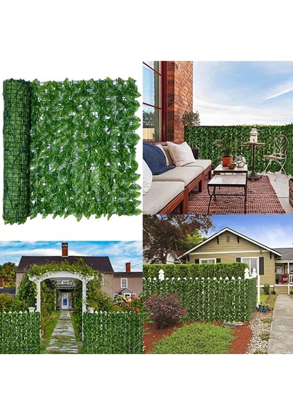 Karpuz 50X200CM 300CM Yapay Bitkiler Yaprak Çit Sarmaşık Çit Duvar Açık Gizlilik Ekranı Çit Balkon Dekorasyon Yeşil Sahte Bitki Ev Bahçe (Yurt Dışından) fiyatları