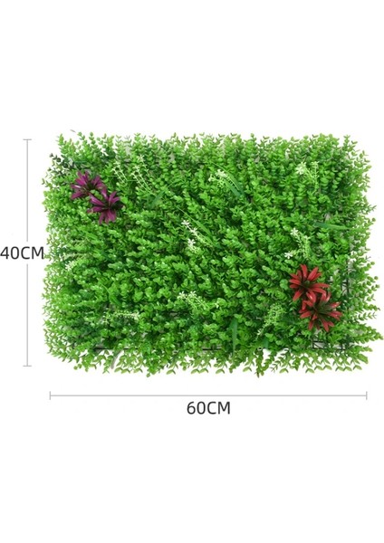 Pastoral Okaliptüs 40CMX60CM Yapay Bitki Duvar Milan Çim Okaliptüs Yeşil Bitki Arka Plan Duvar Düğün Ev Dekorasyon Plastik Sahte Çim Çiçek Ekran (Yurt Dışından) modelleri