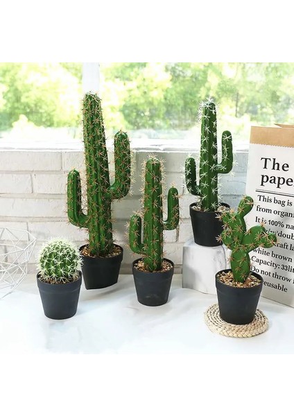 40 cm B Büyük Yapay Kaktüs Sahte Çiçek Succulents Pencere Bahçe Dekorasyon Dıy Sanat Güzelleştirme Otel Oturma Odası Parti Ev Deco (Yurt Dışından) modelleri