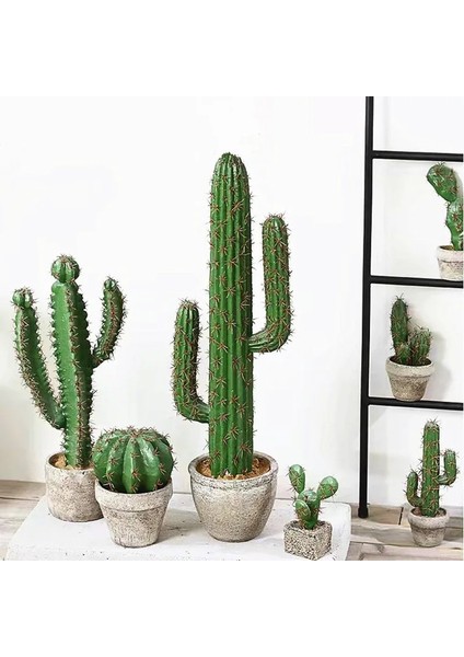 40 cm B Büyük Yapay Kaktüs Sahte Çiçek Succulents Pencere Bahçe Dekorasyon Dıy Sanat Güzelleştirme Otel Oturma Odası Parti Ev Deco (Yurt Dışından) indirimleri