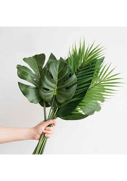 Te Da Hao Juan Bu Tek Parça Monstera Yapay Bitkiler Plastik Tropikal Palmiye Ağacı Yaprakları Ev Bahçe Dekorasyonu Aksesuarları Fotoğraf Dekoratif (Yurt Dışından) fiyatları