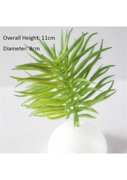 Xiaojianlian Çeşitli Yapay Etli Bitkiler Lotus Manzara Dekoratif Çiçek Mini Yeşil Sahte Succulents Bitki Bahçe Düzenleme Dekor (Yurt Dışından)