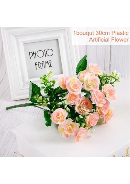 Gül 2 1 Pc Ipek Kelebek Orkide Yapay Çiçekler Buket Düğün Ev Dekorasyon Için Gerçek Dokunmatik Phalaenopsis Sahte Çiçekler Şakayık Gül (Yurt Dışından)