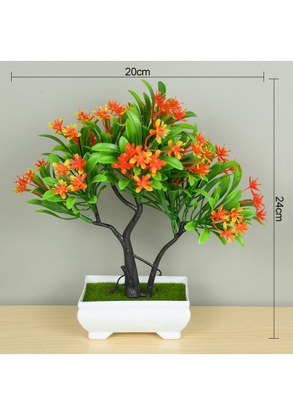 P Yapay Bitkiler Saksı Yeşil Bonsai Küçük Ağaç Çim Bitkiler Pot Süs Sahte Çiçekler Ev Bahçe Dekorasyonu Düğün Parti Için (Yurt Dışından)