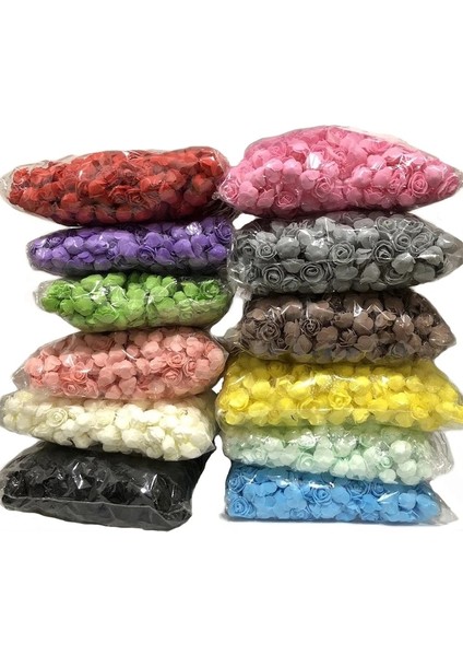 F04 Gül Kırmızı 100 P 100/200 Adet 3.5 cm Mini Yapay Köpük Gül Çiçek Kafa Ev Partisi Düğün Dekorasyon Için Dıy Oyuncak Ayı Scarpbooking Aksesuarları (Yurt Dışından)