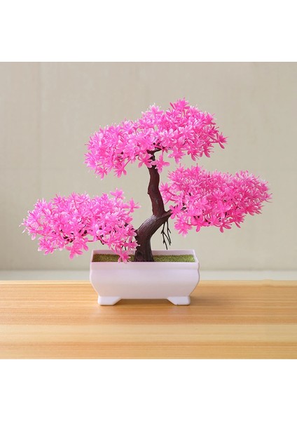 G1 Yapay Bitki Yapay Çiçek Ev Dekor Bonsai Ağacı Pot Bitki Ev Odası Bahçe Dekorasyon Için Sahte Çiçek Saksı Süs (Yurt Dışından) modelleri